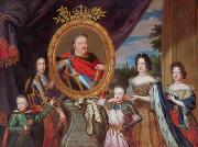 Apotheosis of John III Sobieski surrounded by his family., Henri Gascar